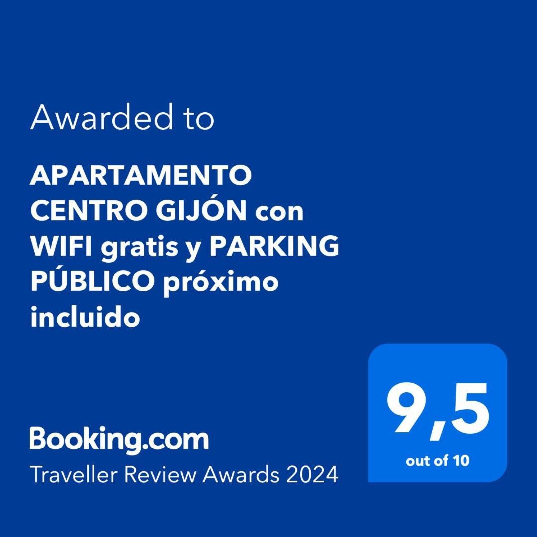 Apartamento Centro Gijon Con Wifi Gratis Y Parking Publico Proximo Incluido Zewnętrze zdjęcie